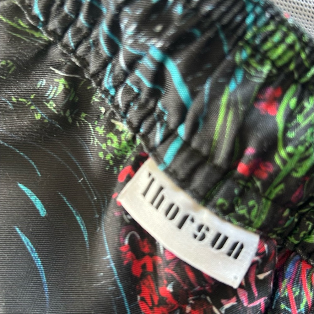 Thorsun Swim Shorts Trunks Men’s 33 Cactus All Over Print Drawstring Swimwear - Picture 7 of 10